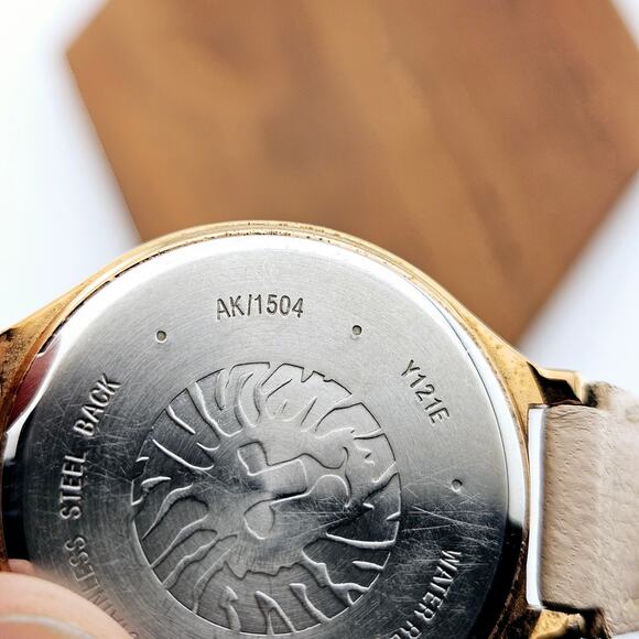 Anne Klein Women's Minimalist Watch Gold Tone Metallic Neutral Sophisticated - Picture 6 of 8